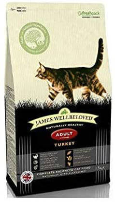 Picture of James Wellbeloved Adult Cat Turkey and Rice 1.5kg