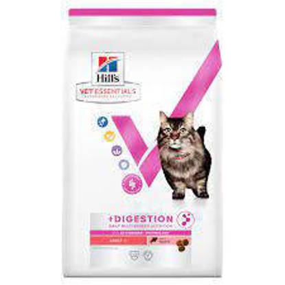Picture of Hill s VET ESSENTIALS MULTI-BENEFIT + DIGESTION Adult Dry Cat Food with Salmon 1.5kg Bag